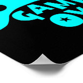 Game Over Video Game Player Shirt Poster (Ecke)