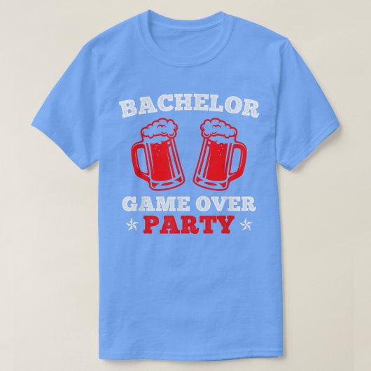 Game OverWedding Party Bachelor Party790 T-Shirt (Design vorne)