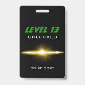 Game Party Green Controller Günstig Abzeichen Ausweis (Rückseite)