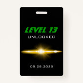 Game Party Green Controller Günstig Abzeichen Ausweis (Rückseite)