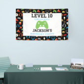 Game Party Level Up Kindergeburtstag Gamer Banner (Messeveranstaltung)