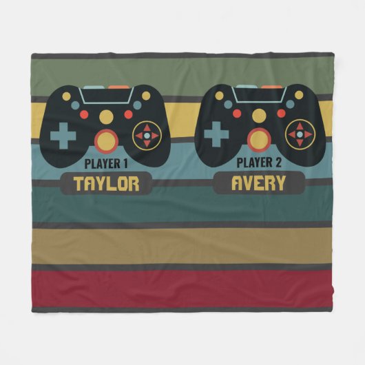 Game Players Fleece-Decke Fleecedecke (Vorderseite (Horizontal))
