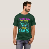 Game Programmer-Sprichwort T-Shirt (Vorne ganz)
