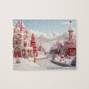 Game Puzzle Christmas Candy Cane Land