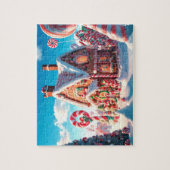 Game Puzzle Weihnachts-Lebkuchen-Haus (Vertikal)