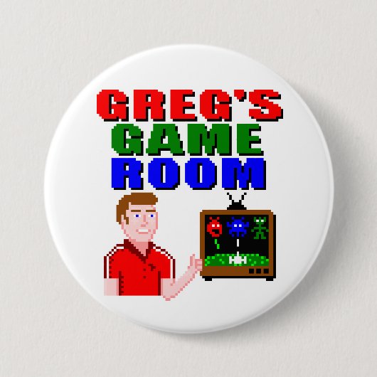 Game Room Button (Vorderseite)