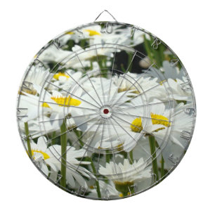 Game Room Dart Boards White Daisy Blume Dartscheibe