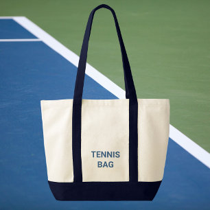 Game Set Match Blue Wappen Tennis Tragetasche