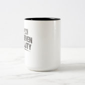 Game Seven Mentality Zweifarbige Tasse (Mittel)