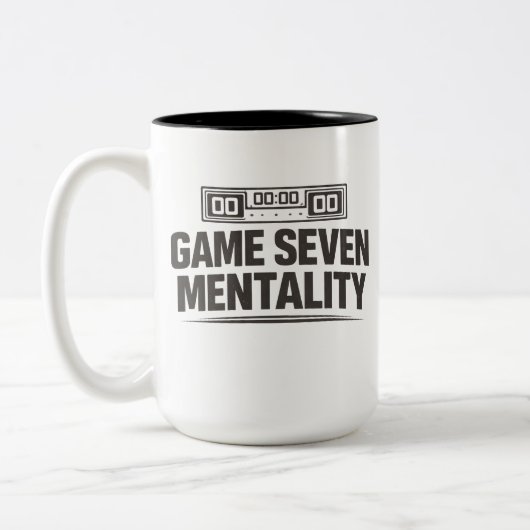 Game Seven Mentality Zweifarbige Tasse (Links)