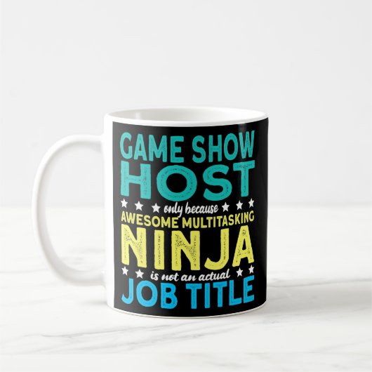 Game Show Host Kaffeetasse (Links)