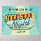 Game Show Night Poster (Vorne)
