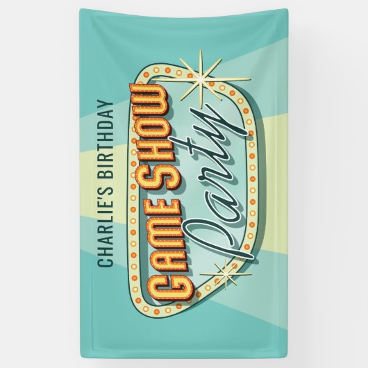 Game Show Party Banner (Vertikal)