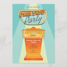 Game Show Party Einladung
