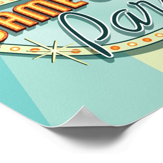 Game Show Party Poster (Ecke)