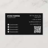 Game Tester Gamer Content Creator Vollständiges Fo Visitenkarte (Rückseite)