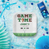 Game Time American Football Birthday Pappteller (Party)