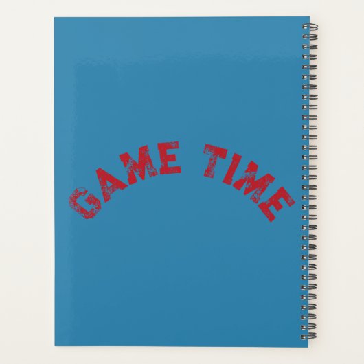Game Time Baseball Kalender Planer (Rückseite)