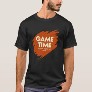 Game Time Einzigartiger T - Shirt