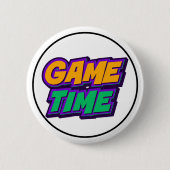 Game Time Sports Hype Motivation Button (Vorderseite)