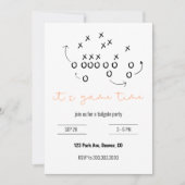 Game Time Tailgate Party Einladung (Vorderseite)