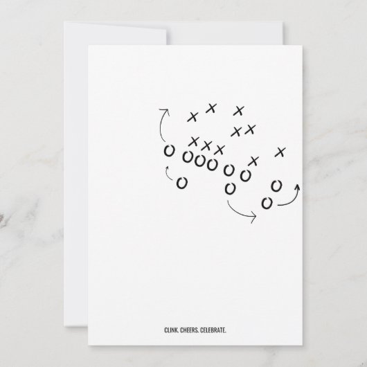 Game Time Tailgate Party Einladung (Rückseite)