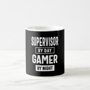 Game und Supervisor - Jobtitel Kaffeetasse