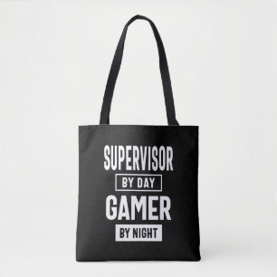 Game und Supervisor - Jobtitel Tasche