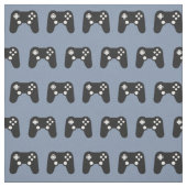 Game-Videospielcontroller-Muster Blau Grau Stoff (Muster)