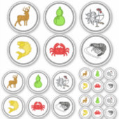 Game Vinyl Sticker Sheet (Vorderseite)