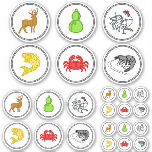 Game Vinyl Sticker Sheet (Vorderseite)