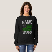Game Warden Wildlife Officer Kontrolle Agent Manag Sweatshirt (Vorne ganz)