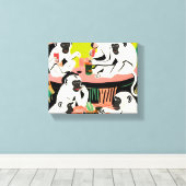 Game Weekend Leinwanddruck (Insitu (Holzboden))