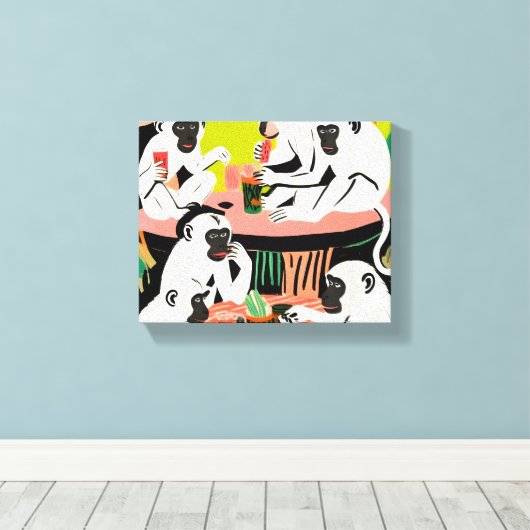 Game Weekend Leinwanddruck (Insitu (Holzboden))