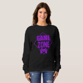 Game Zone Controller Purple Video Game Gamer Shirt (Vorne ganz)