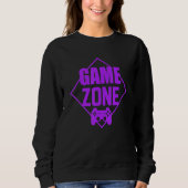 Game Zone Controller Purple Video Game Gamer Shirt (Vorderseite)