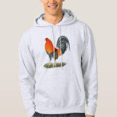 Gamecock Blue Red Rooster Hoodie (Vorderseite)