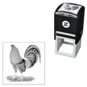 Gamecock Blue Red Rooster Permastempel (Beispiel)