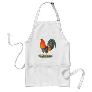 Gamecock Blue Red Rooster Schürze
