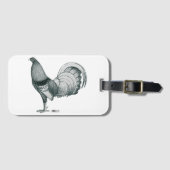 Gamecock Crele oder Dom Gepäckanhänger (Vorderseite (Horizontal))