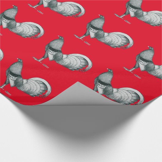 Gamecock Crele oder Dom Geschenkpapier (Ecke)