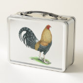 Gamecock: Dom oder Crele Metall Brotdose (Rückseite)