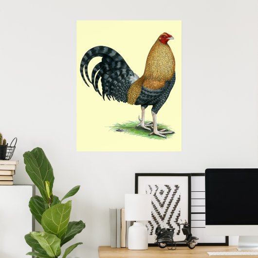 Gamecock: Dom oder Crele Poster (Heimbüro)