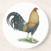 Gamecock: Dom oder Crele Sandstein Untersetzer (Vorne)