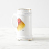 Gamecock Dubbed Bierglas (Vorderseite Links)