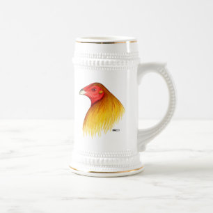 Gamecock Dubbed Bierglas