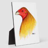 Gamecock Dubbed Fotoplatte (Seite)