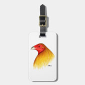 Gamecock Dubbed Gepäckanhänger (Vorderseite vertikal)