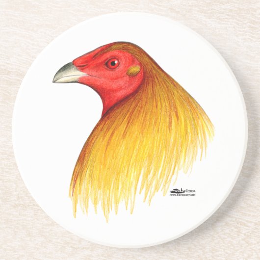 Gamecock Dubbed Getränkeuntersetzer (Vorne)