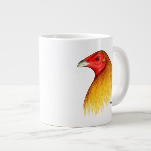 Gamecock Dubbed Jumbo-Tasse (Vorderseite Rechts)